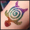 Glitter Tattoo Turtle