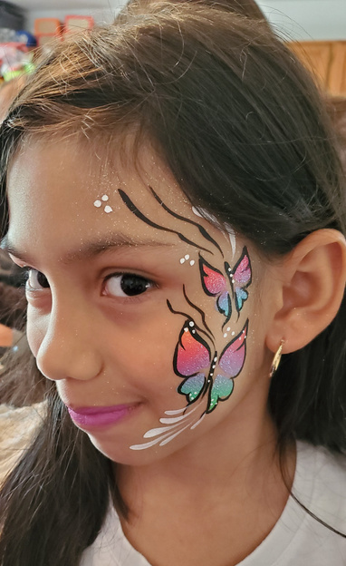 Butterfly Facepainting